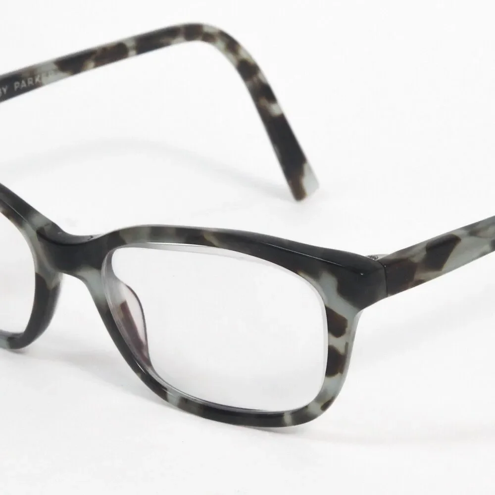 Warby Parker Upton 142 Eyeglasses Frames Grey Tortoise Rectangular 52-17-145